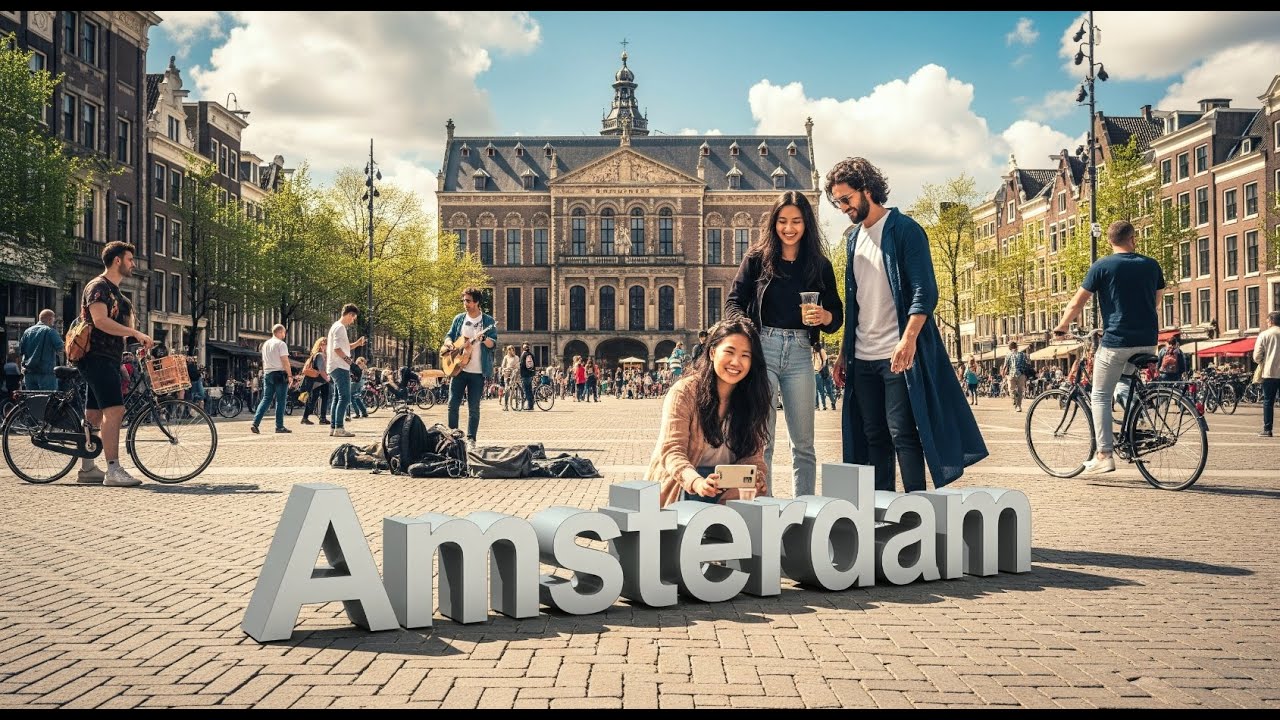 Amsterdam | Dam Square & Centraal Station (Ep.2) Raw City Life