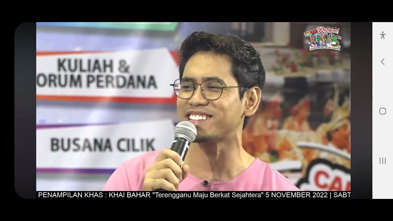 Khai Bahar - Nur Kasih (In-team) LIVE Karnival TMBS, Terengganu
