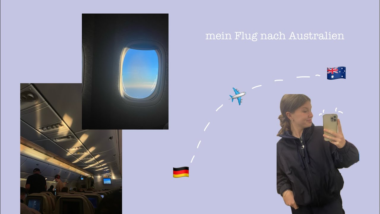 Mein Flug nach Australien🇦🇺| Exchangeyear ‘24 | vitalaetita