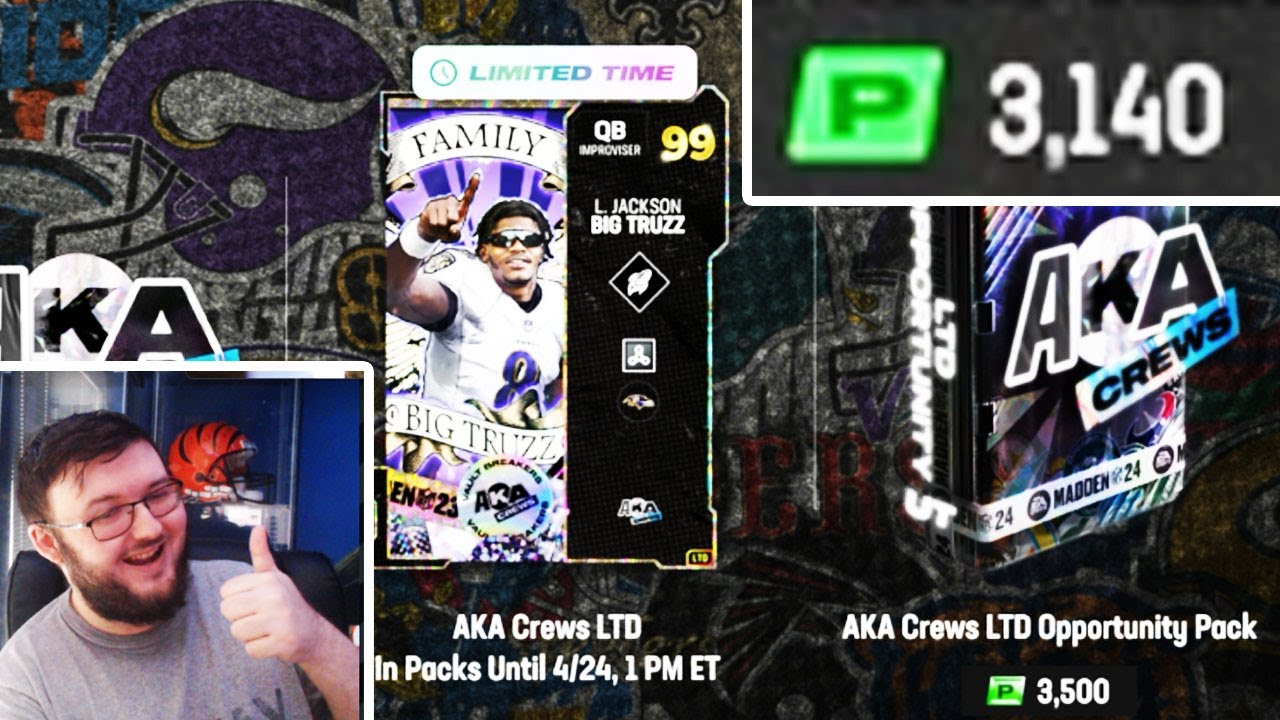 SO I OPENED UP 3,170 MUT POINTS FOR LTD LAMAR JACKSON....................| MADDEN 24 ULTIMATE TEAM