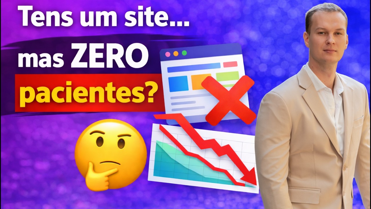 Tens um site… mas não tens pacientes? Porque é que o seu website não está a funcionar