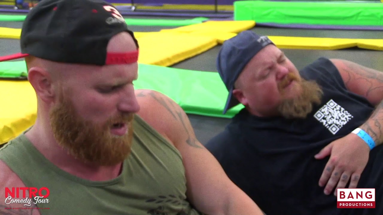 Me and catfish took Dale jr jr to the trampoline park!