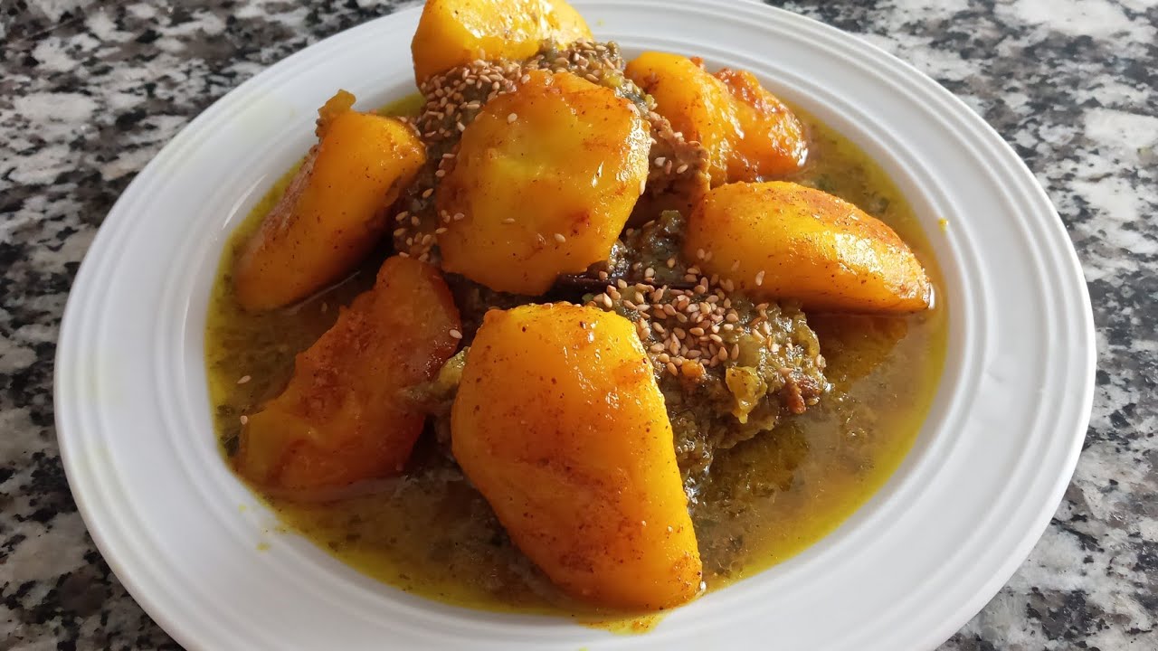 جبت ليكم لجديد و تحميرة لوجه لحم مخضر بالتفاح على حقو و طريقو بطريقة ولا اروع 😚