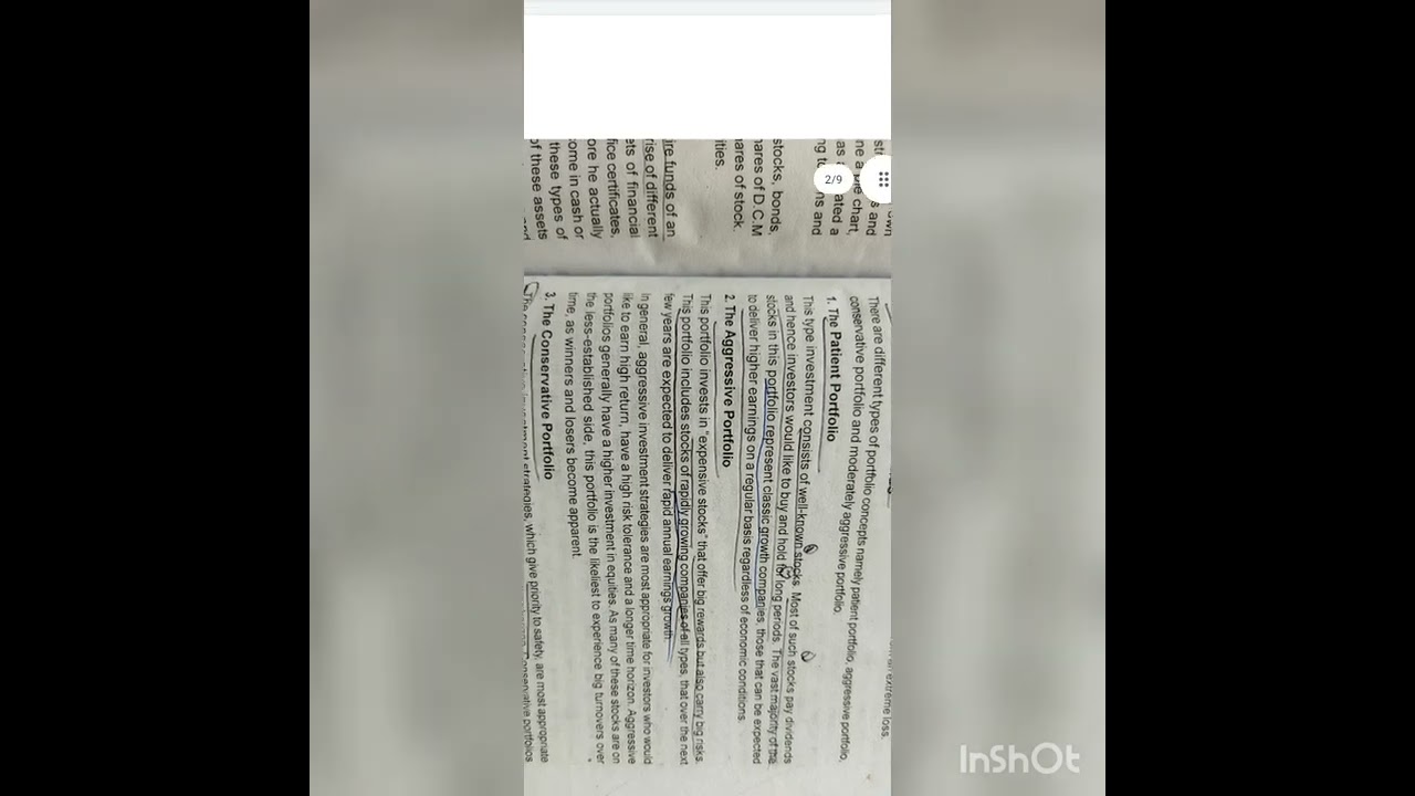 portfolio analysis m.com  part 1