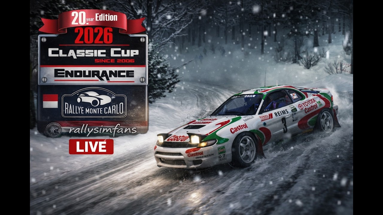 Classic Cup Endurance 2026 | #2 Rallye Monte Carlo [Onboard] Leg3 & 4
