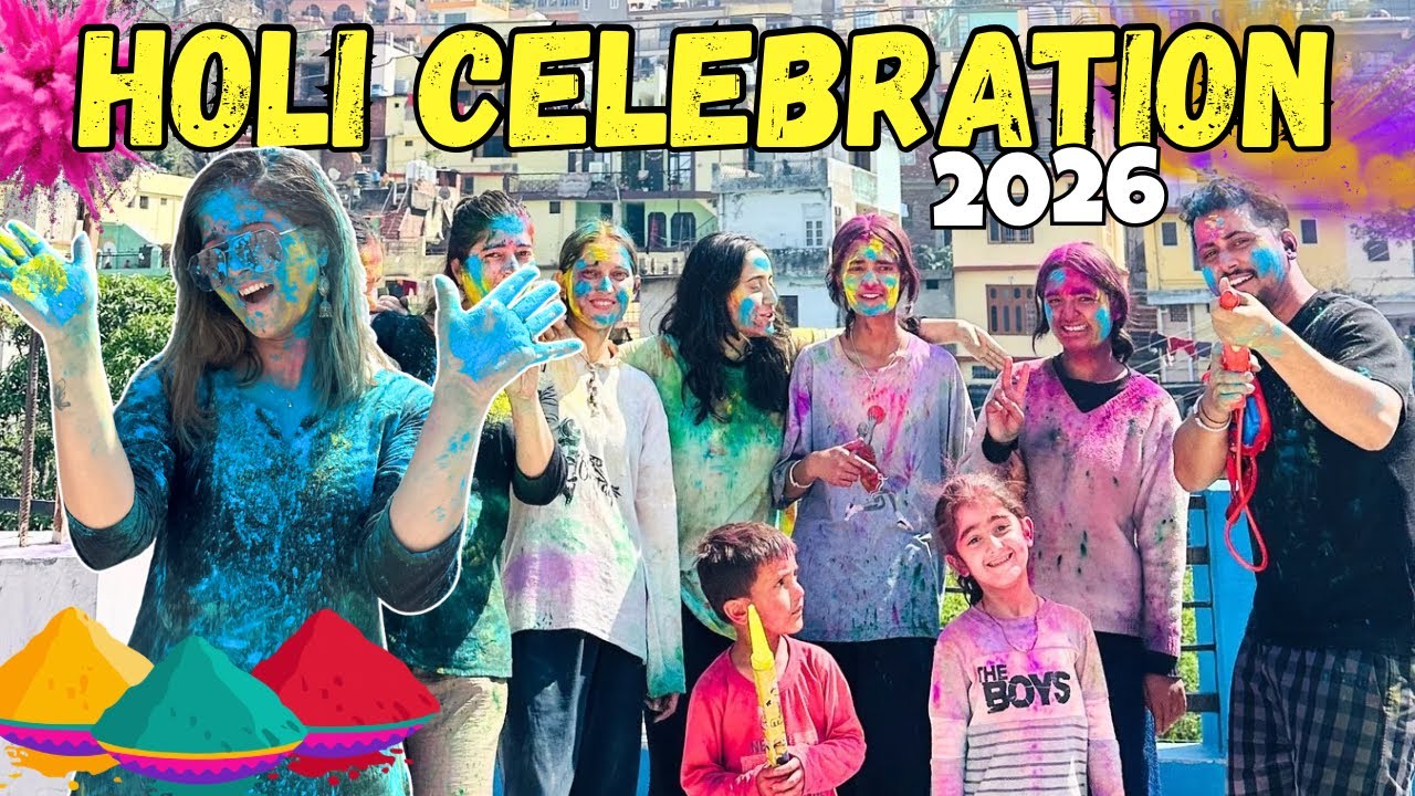 Holi 2026 Celebration😍 | Special Mithayi Banayi🥰 | Girls Gang Holi Masti | Shivani Sharma