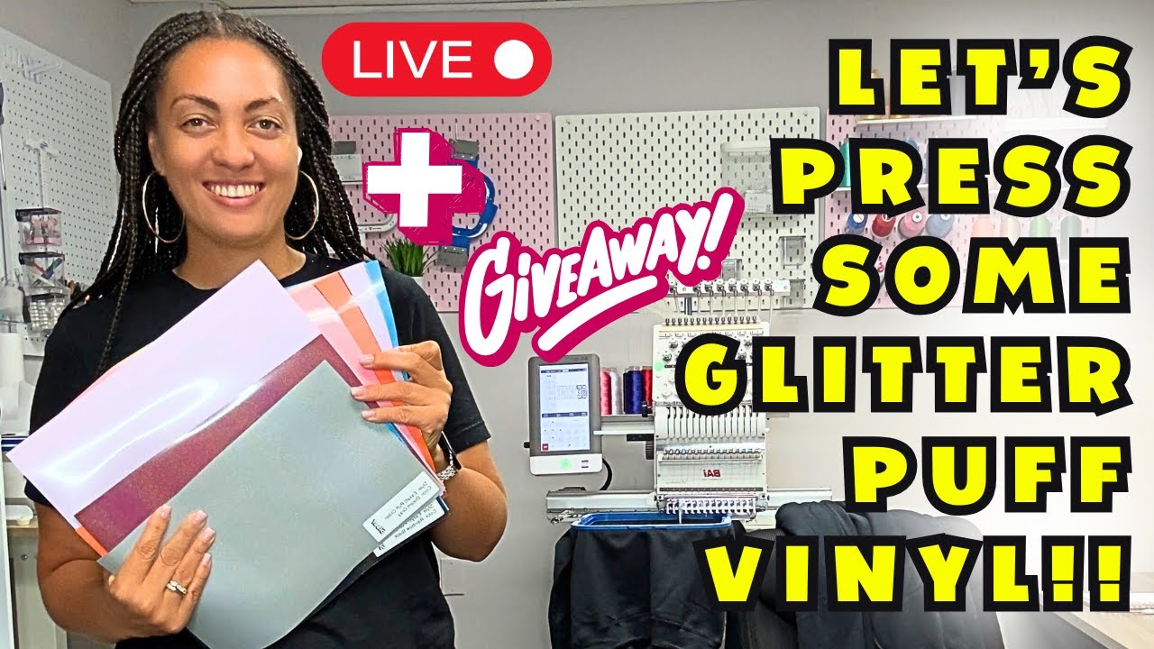 THE PERFECT PUFF! | New Siser Glitter Puff Vinyl - Let's Press It!