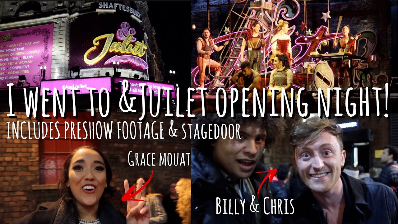 I went to &Juliet opening night! includes preshow & stagedoor | Bryony Rose