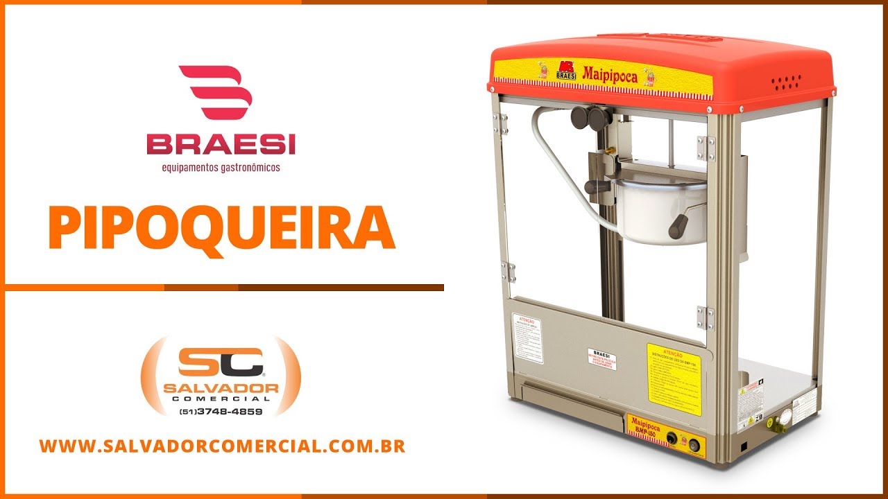 Pipoqueira BMP150 Braesi - Salvador Comercial