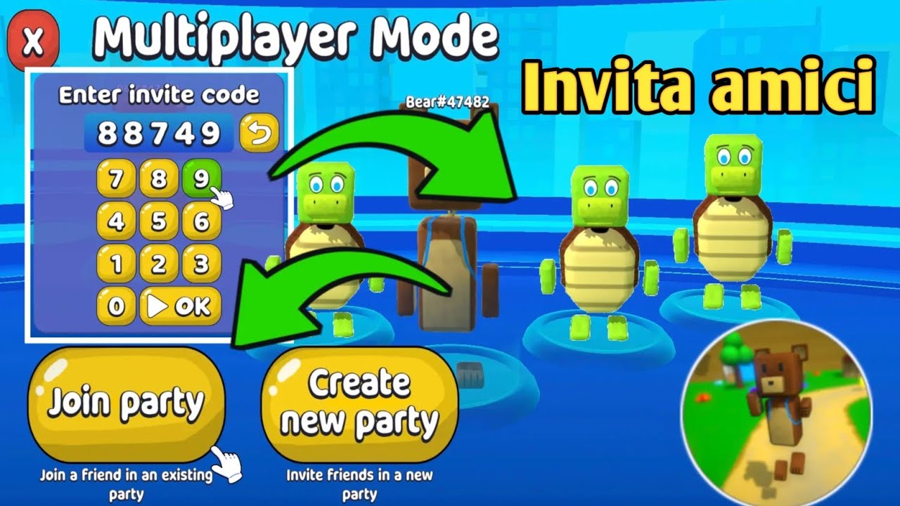 Come giocare in modalit&agrave; multigiocatore a SUPER BEAR ADVENTURE 🐻🎮