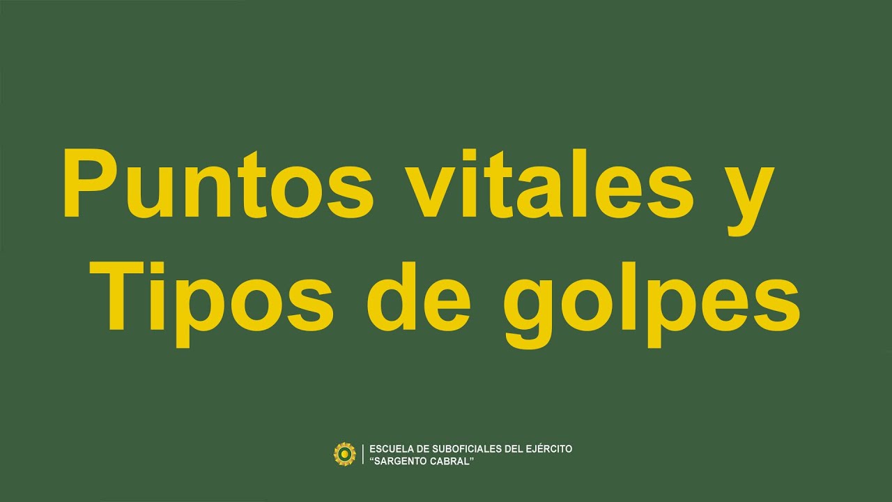 #2 Defensa Personal - Puntos vitales y tipos de golpes