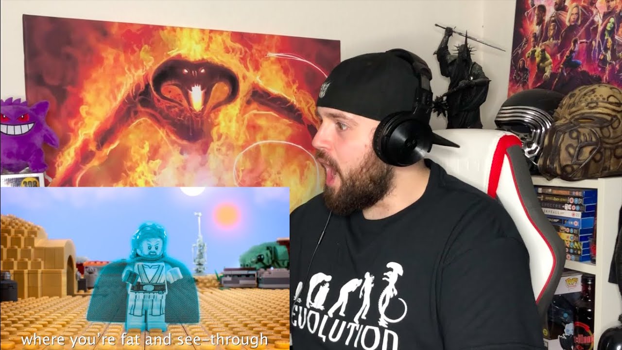 Harry Potter vs Luke Skywalker. Epic Rap Battles Of History - REACTION