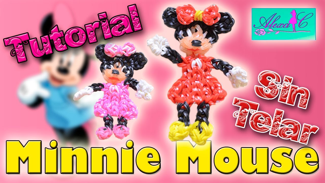 ♥ Tutorial: Minnie Mouse de gomitas (sin telar) ♥