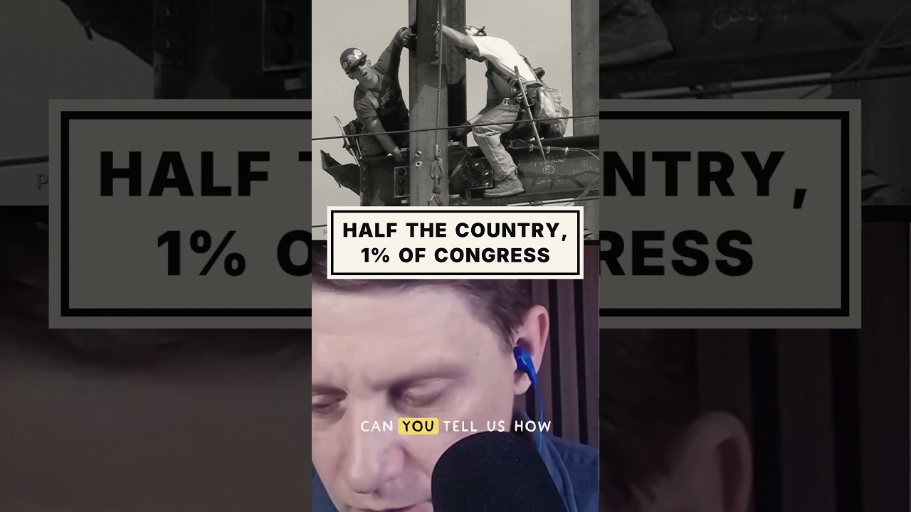 Why the working class is missing from Congress #politics #workingclass  #congress #democracy