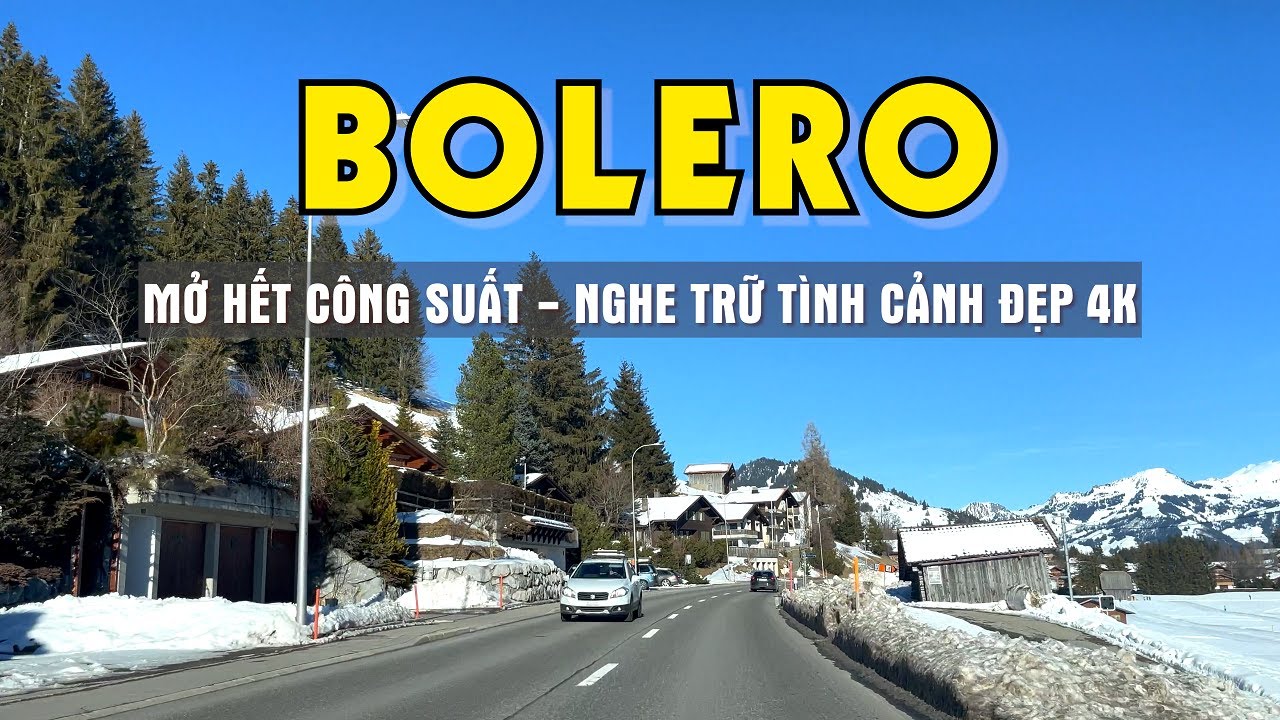 MỞ HẾT CÔNG SUẤT NGHE NHẠC TRỮ TÌNH CẢNH ĐẸP 4K - SALA BOLERO