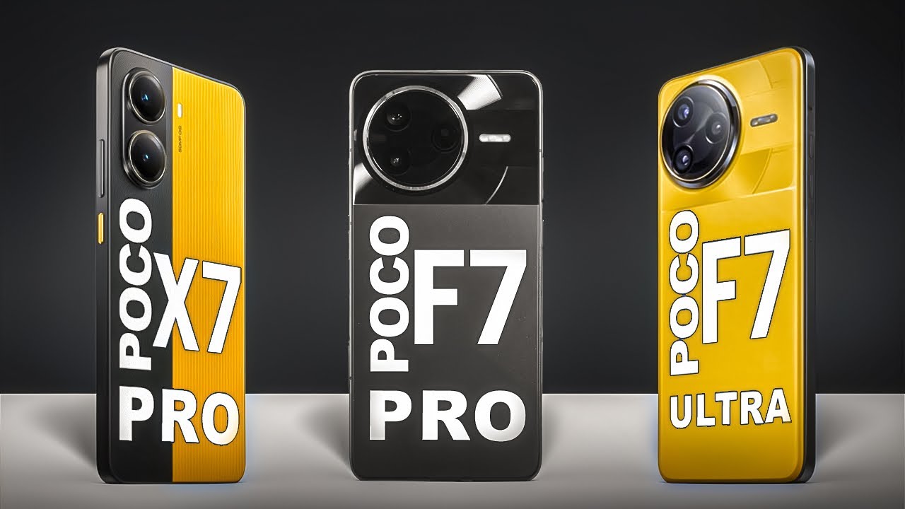 Выбрали Лучший Xiaomi в 2025 году! POCO X7 Pro vs POCO F7 Pro vs POCO F7 Ultra