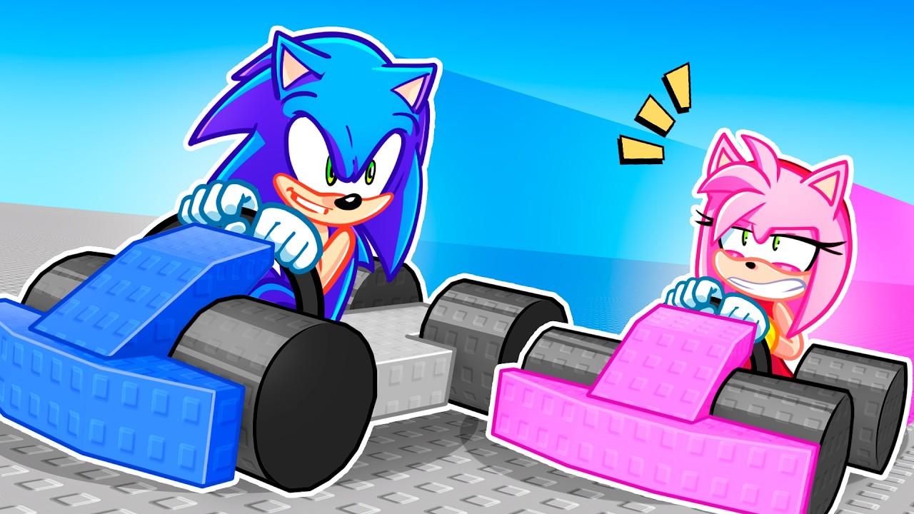 SONIC e AMY fazem o CARRO MAIS RAPIDO do MUNDO!