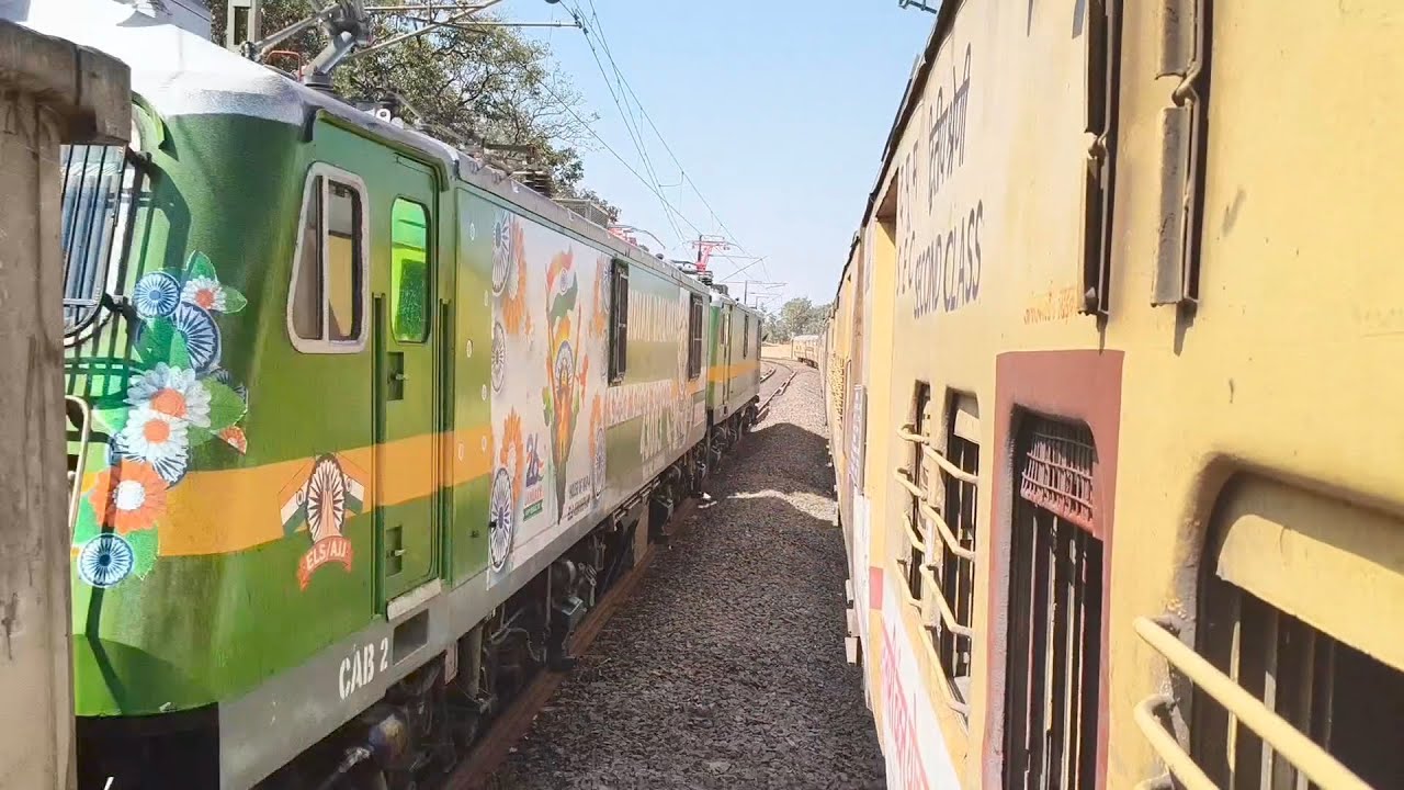 Salekasa To Darekasa Beautiful Curve Action | RD Special G9 LOCOMOTIVE🔥 |INDIAN RAILWAYS 