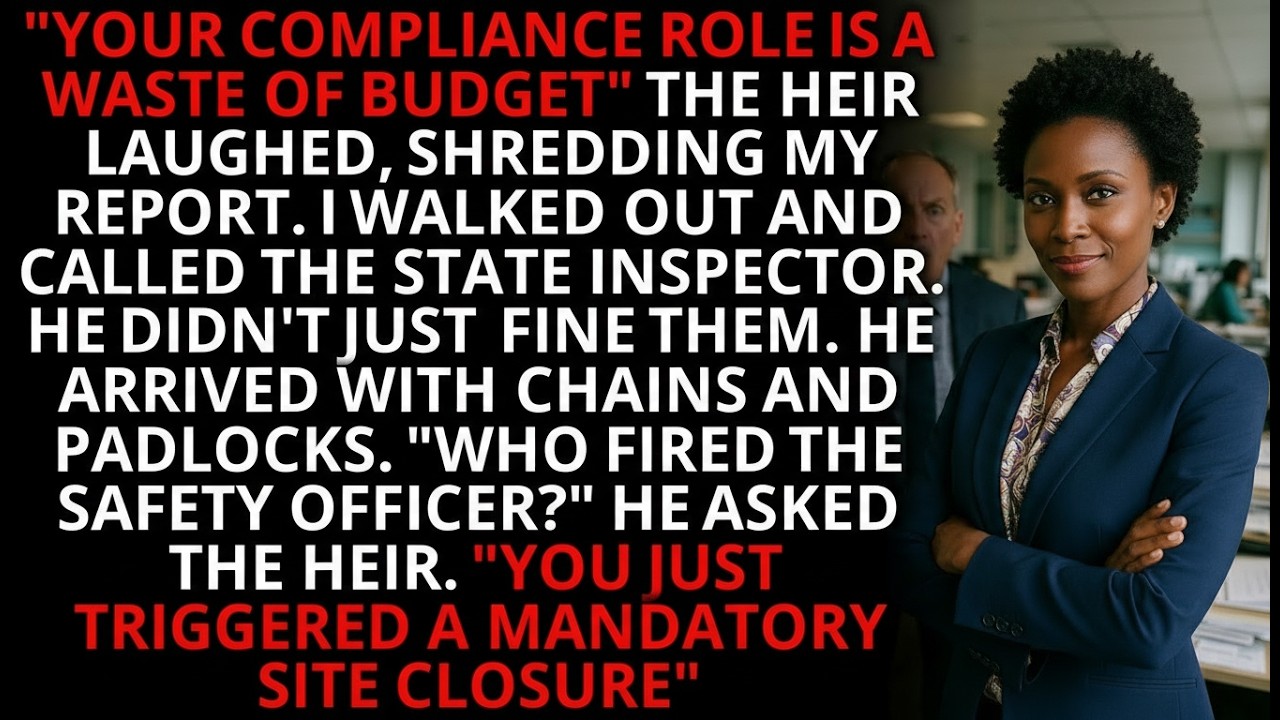 I Warned Him About Safety. He Shredded the Report. Then the State Arrived Factory Shutdown 💼