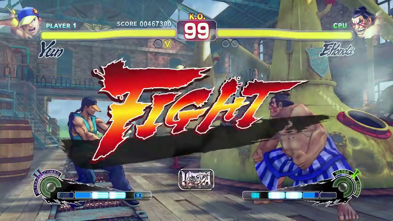 Ultra Street Fighter 4 Yun Arcade Mode