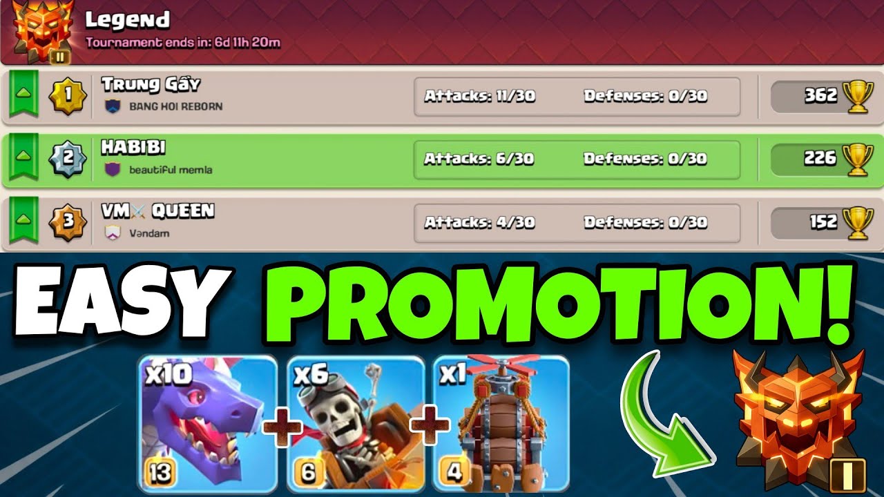 This Dragons Army is Completely BROKEN in Legend League Best th18 attack strategy in clash of clans