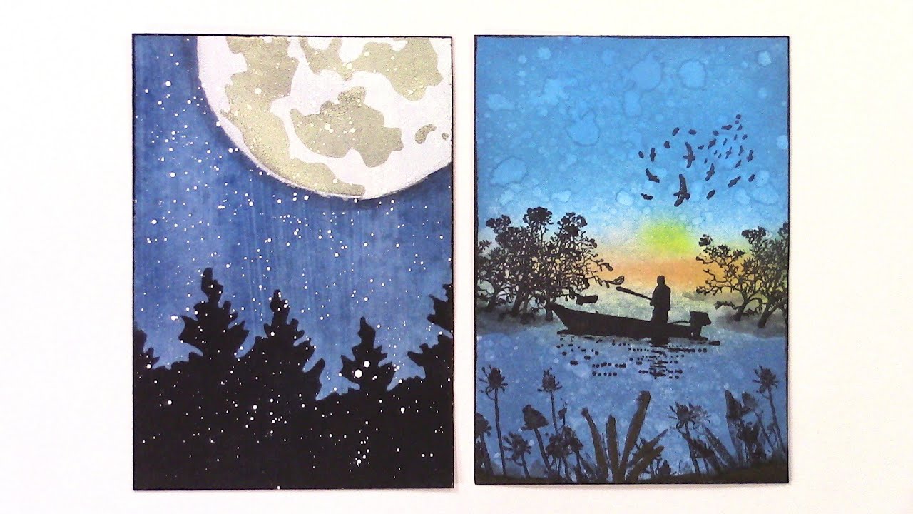 2 ATC - Artist Trading Cards / Künstlersammelkarten # 4