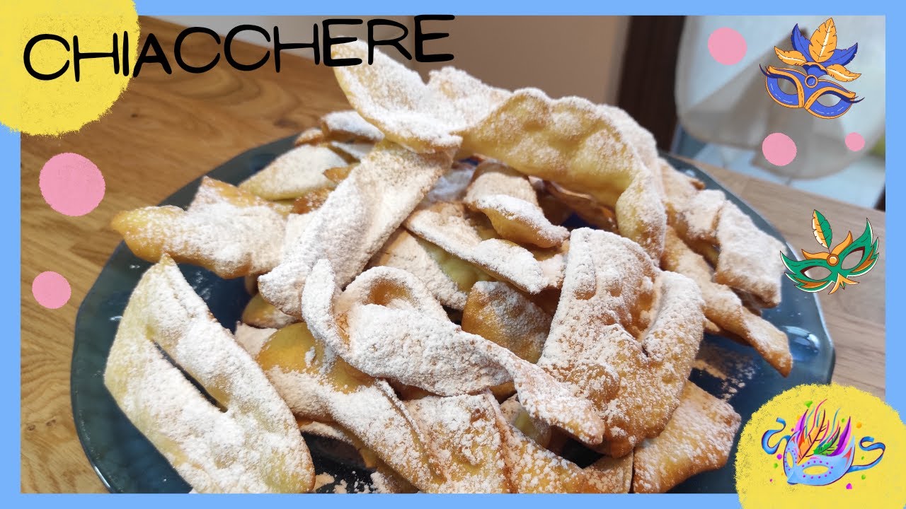 Chiacchere - frappe - bugie di carnevale ricetta senza burro #carnevale #chiacchiere #frappe