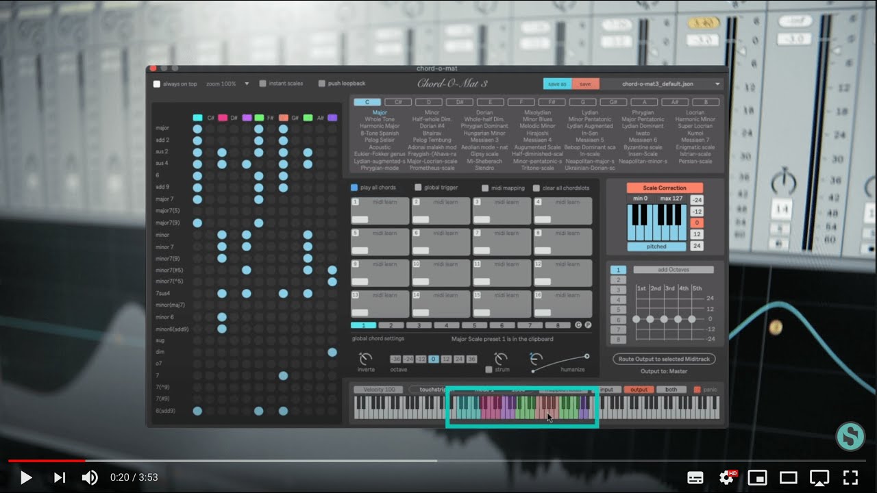 Chord-O-Mat 3 Quick Tip 1 - exploring chords & create custom Chord Sets
