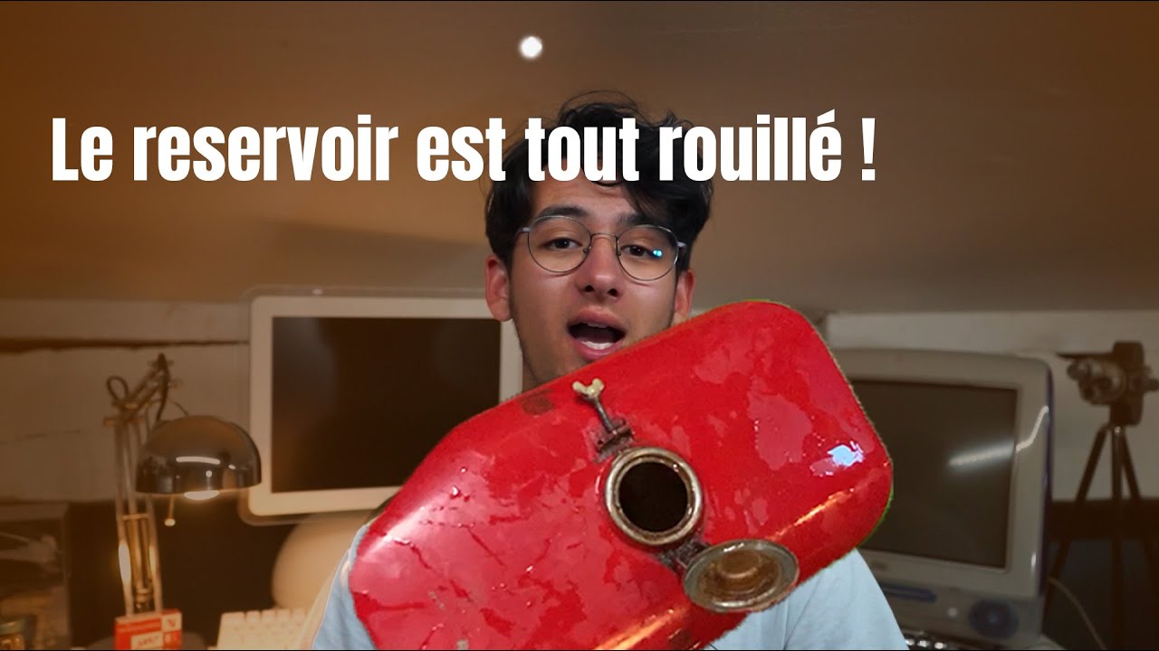 Restaurer un reservoir tout rouillé c'est facile ! - Vespa ACMA 03