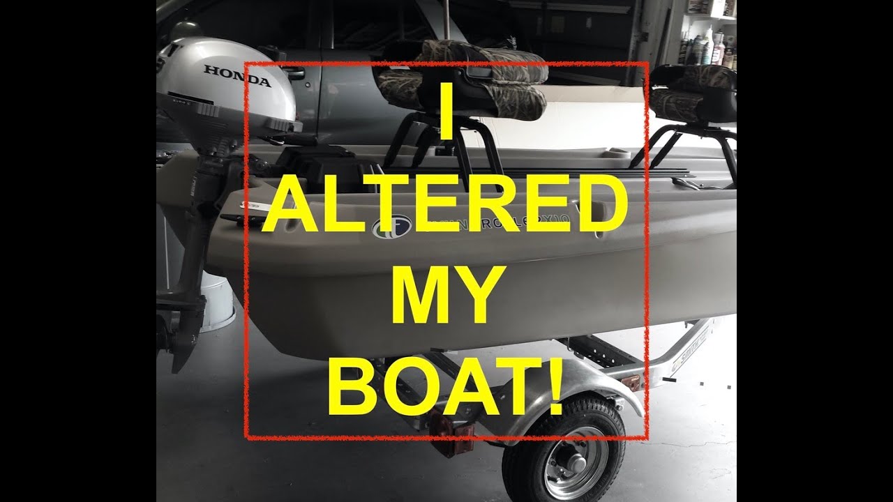 CAN YOU DRASTICALLY CHANGE YOUR BOAT?