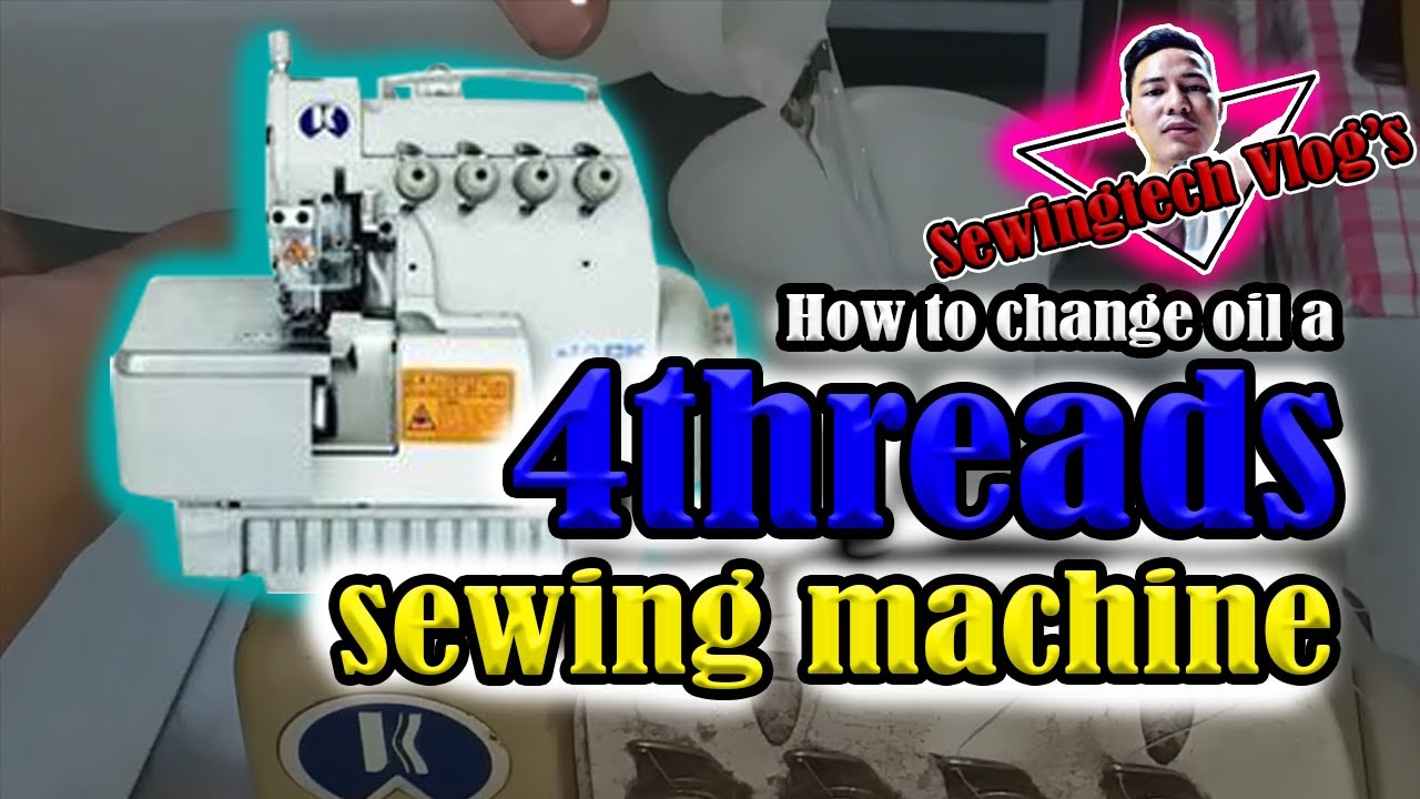 PAANO MAG CHANGE OIL SA OVER EDGING SEWING MACHING