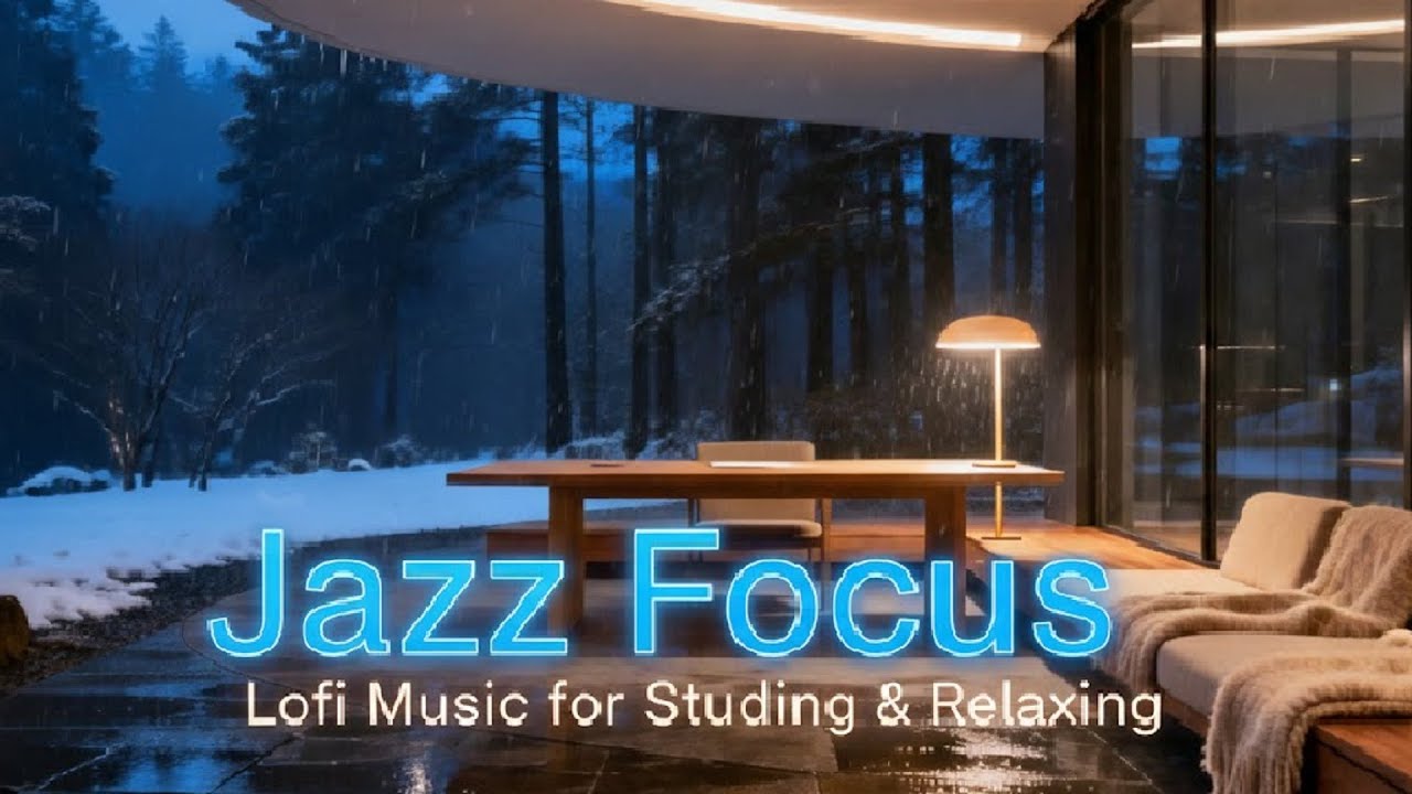 Lofi Jazz for Studying ☕ 24/7 Calm Focus Music | Study With Me