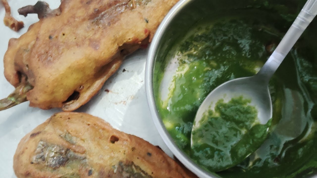 मिर्ची बड़ा घर में आसानी se bnaye bahut ही कम सामान में तुरन्त से 🫜🫛🥔se ही #food #cooking #you tube 