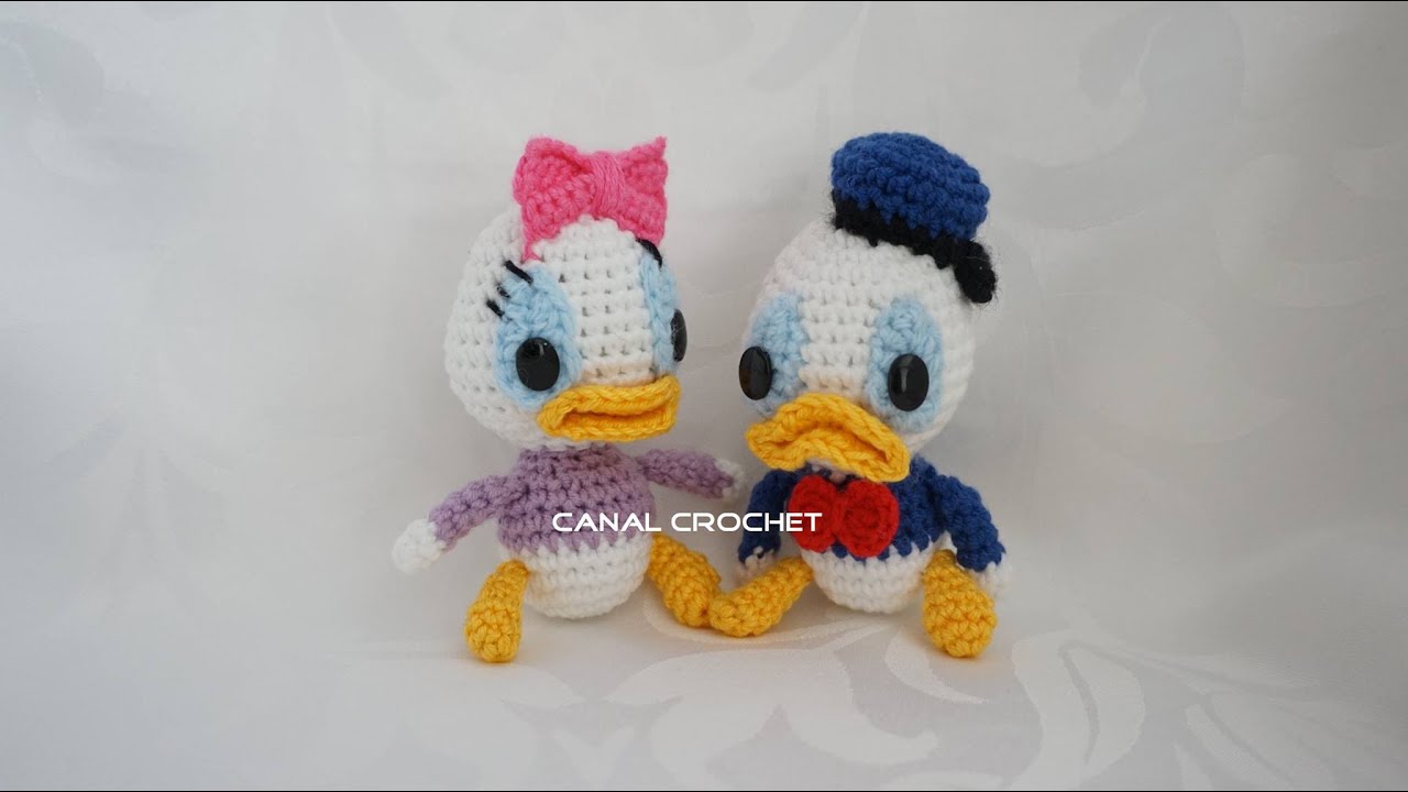 Donald y Daisy amigurumi tutorial