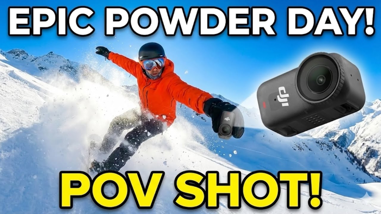 ❄️⛷️ DJI Nano Ski Snowboard POV | Какие настройки? 🎄🏂