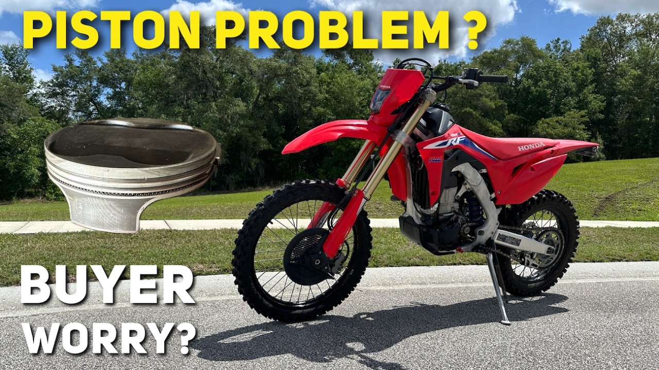 Почему замена поршня снижает стоимость мотоцикла CRF 450RL при перепродаже?