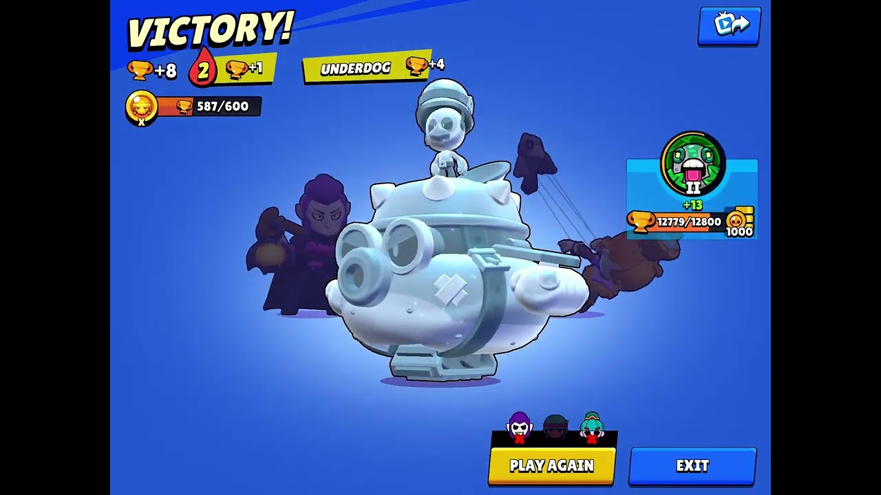 pushing hank to 600 trophies