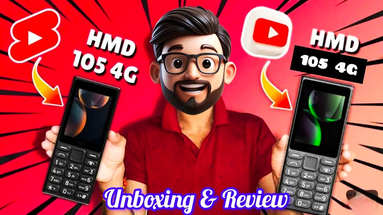 HMD 105 4G Unboxing 🔥 Cheapest 4G Phone Under ₹1000? 😱 #unboxing