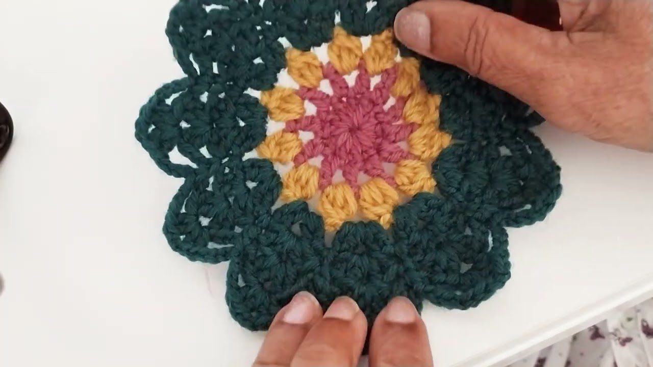@Kalyani51625, crochet doily #crochetstitch #crochet #diynstitch #