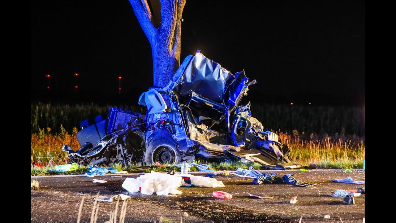 Tödlicher Verkehrsunfall Schönfließ - Schildow B96a