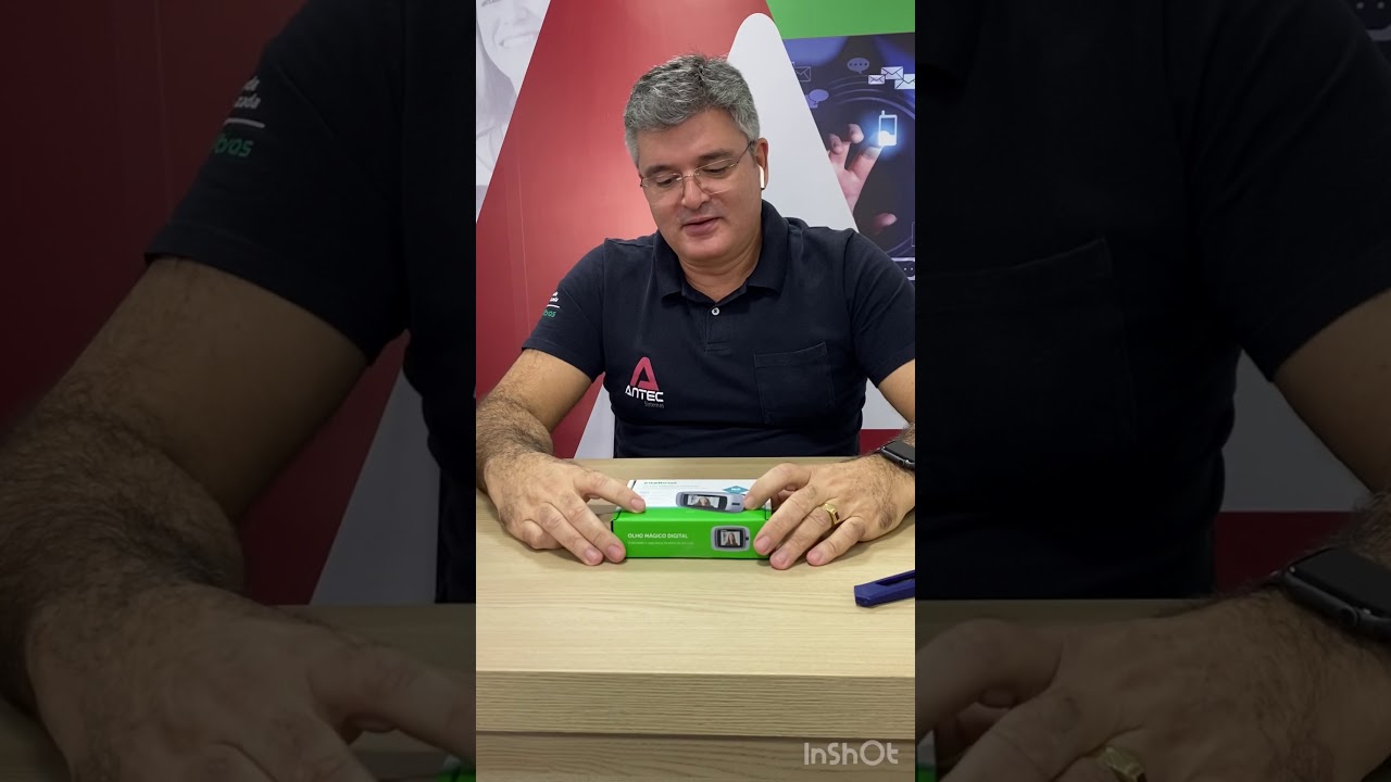 Unboxing novo Olho magico Intelbras OMI 100