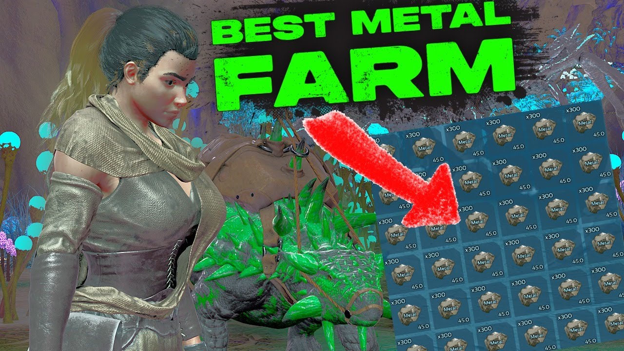 Лучший способ ДОБЫВАТЬ МЕТАЛЛ в Ark Survival Ascended!!!