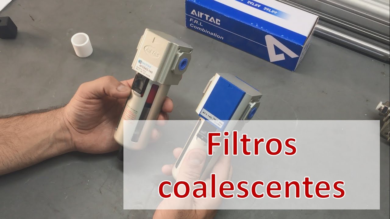 Filtro coalescente para ar comprimido