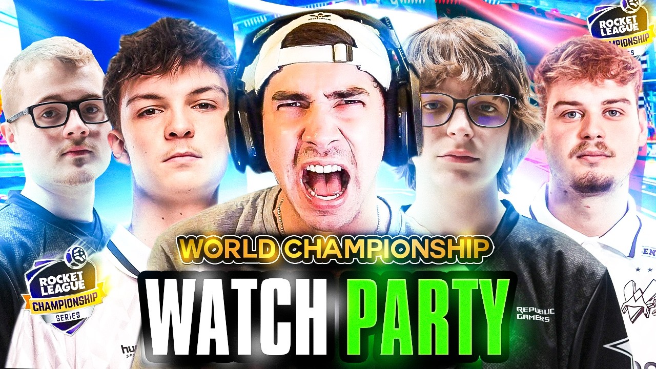 🔴LIVE - 🏆OFFICIAL RLCS WATCH PARTY🏆🎊🥳BDAY TOMORROW!!🎊🥳✅ DROPS ON TW1TCH✅👍DROP A LIKE TO HELP ALG!!!👍
