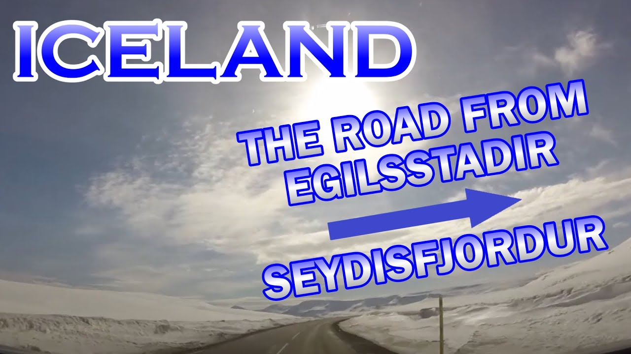 The road from Egilsstadir to Seydisfjordur Iceland May 11th 2016