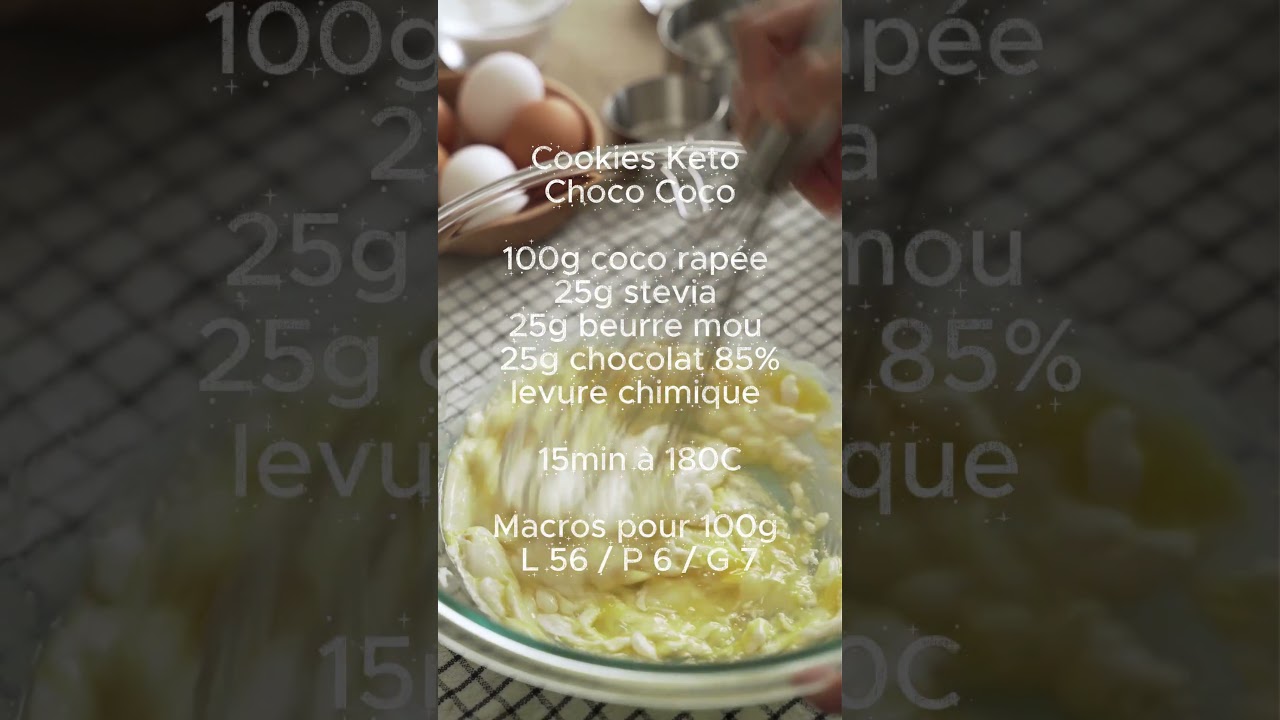 cookies keto choco coco
