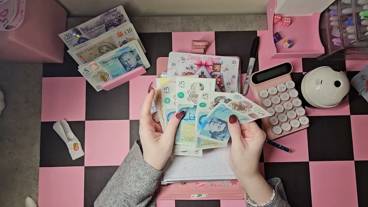 £300 Cash Stuffing Lets Finish My Christmas Challenges ♡| UK Cash Stuffer |♡