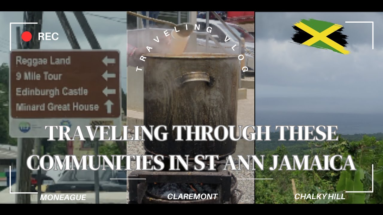 TRAVELLING THROUGH DIFFERENT COMMUNITIES IN ST ANN JAMAICA