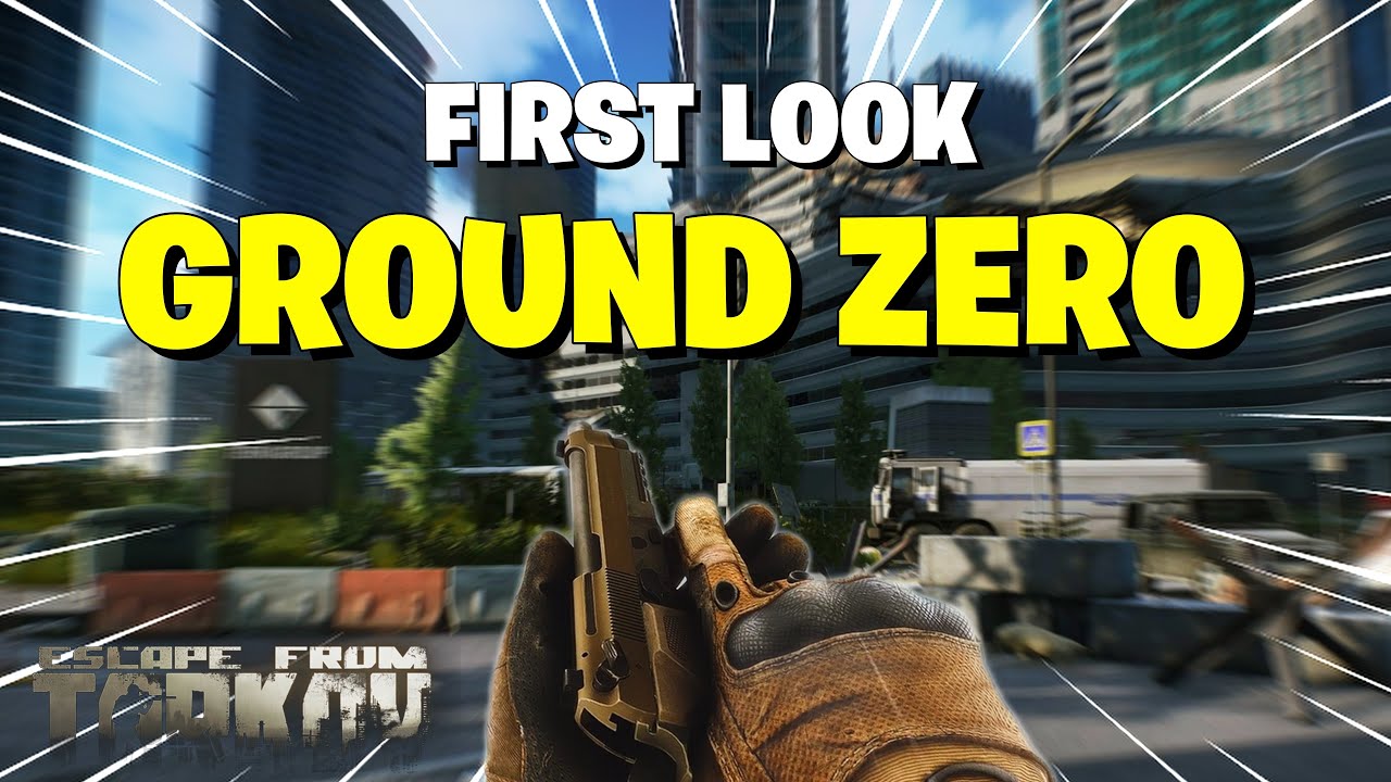 FIRST TIME Playing *NEW MAP* GROUND ZERO - Escape from Tarkov