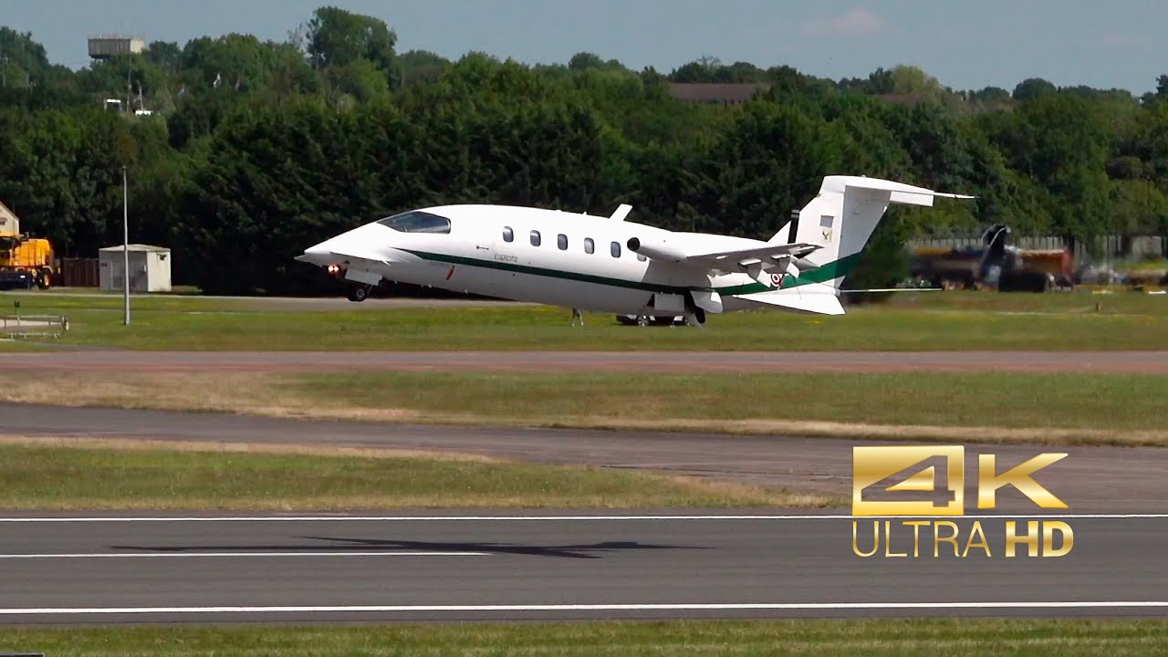 Piaggio P180E Avanti Italian Army MM62169 arrival & departure RAF Fairford RIAT 24 Esercito Italiano
